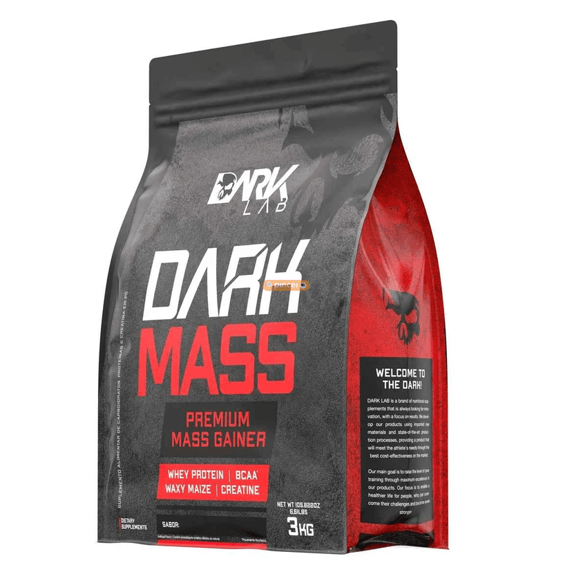 Pincei - Hipercalorico Dark Mass - 3kg - Dark Lab Sabor Cho por
