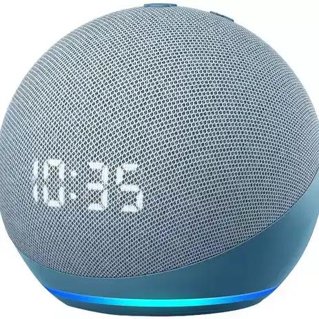 Echo Dot 4ª Geração com Relógio com Alexa - Amazon